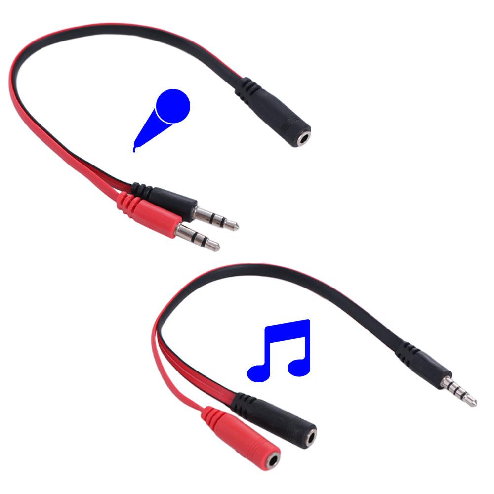Cable Extension 3.5 - 1 Male To 2 Female 3.5