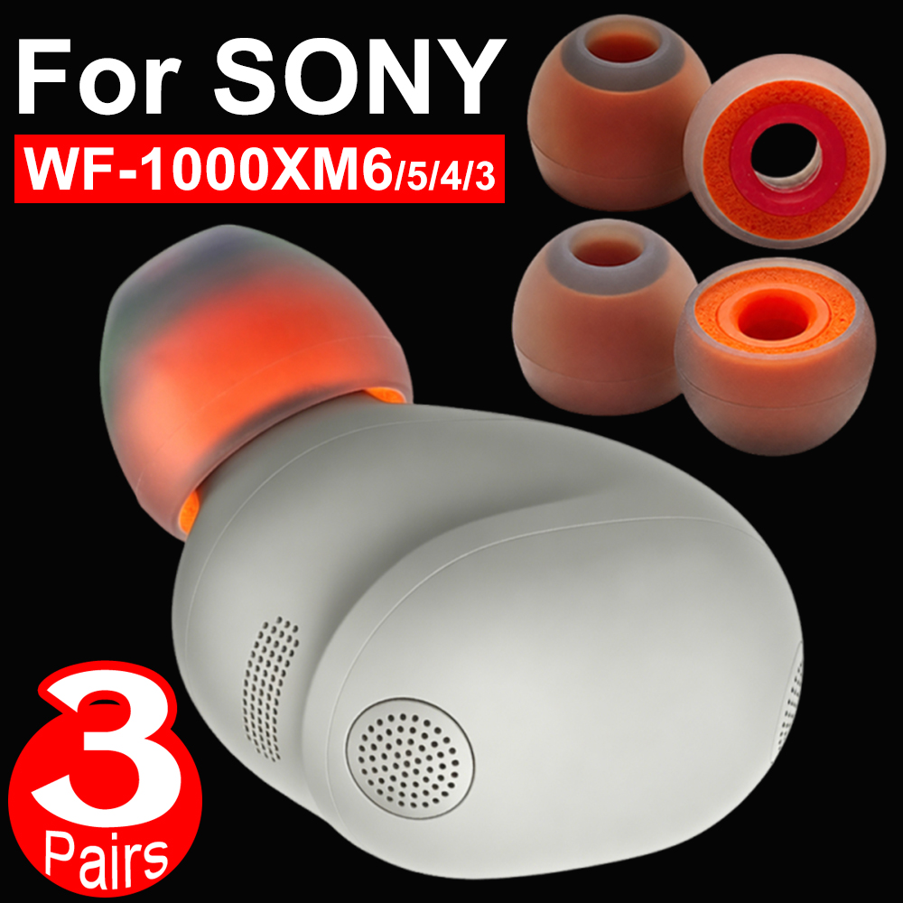 Earphone Foam Tip - For Sony WF-1000XM6 WF-1000XM5/4 S/M/L Soft