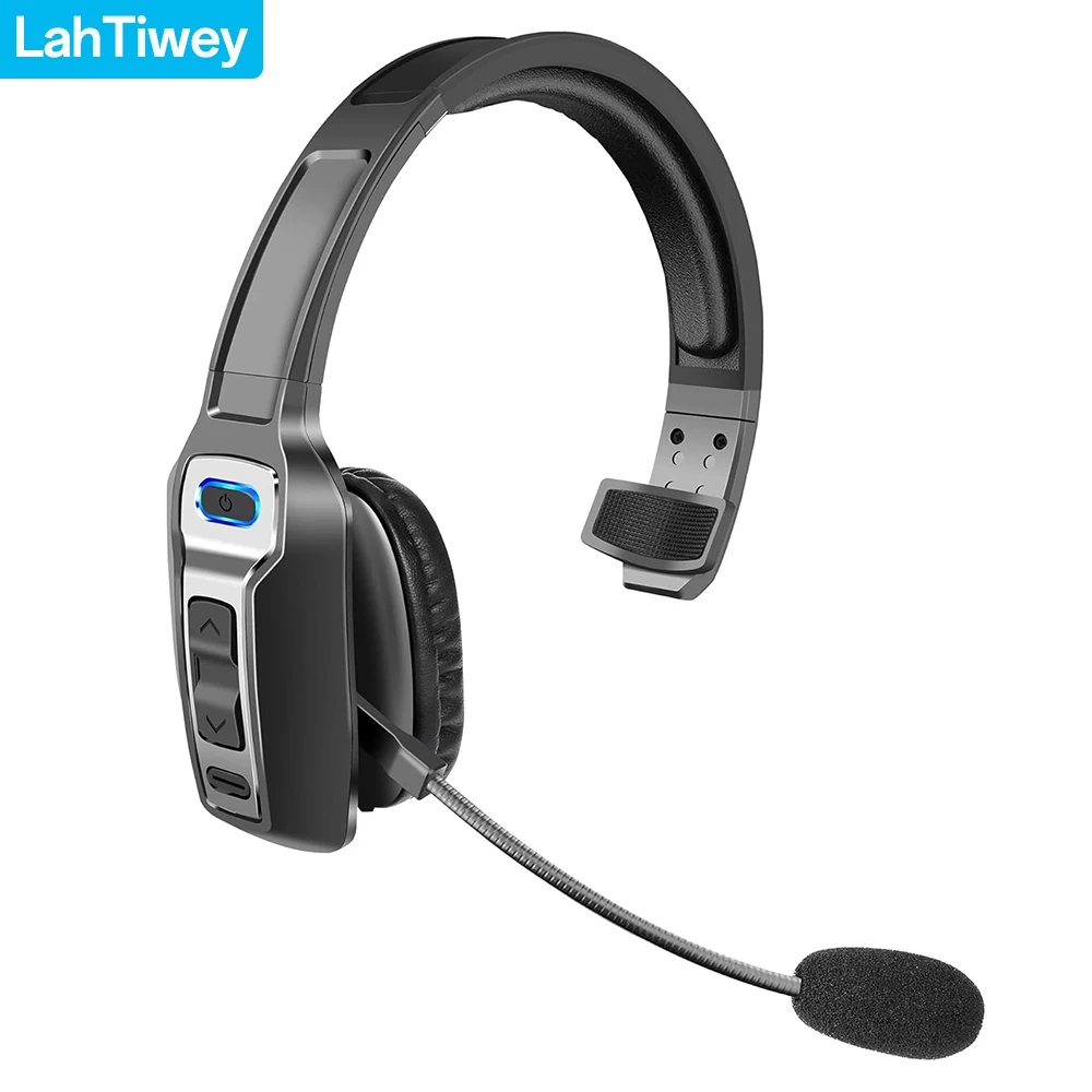Bluetooth Headset On Ear - Trucker Bluetooth Headset with Dual Mic