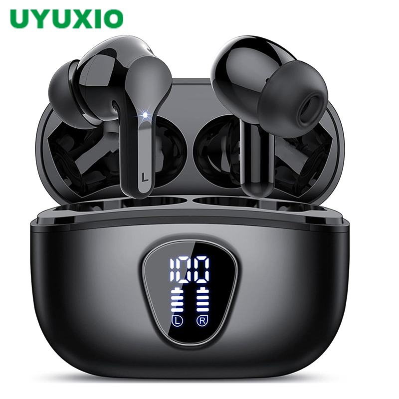 Noise Cancelling Headphone - Wireless Earbuds BT5.3 Headphones HiFi Stereo