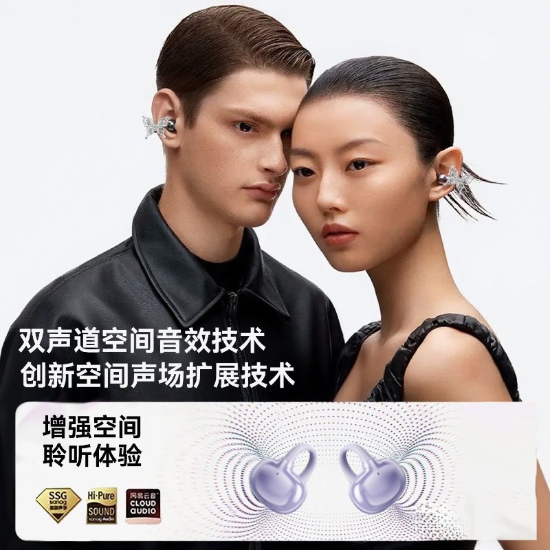 Erdu Ear Clip Wireless Earphon - Noise Cancelling Headphone avis et prix