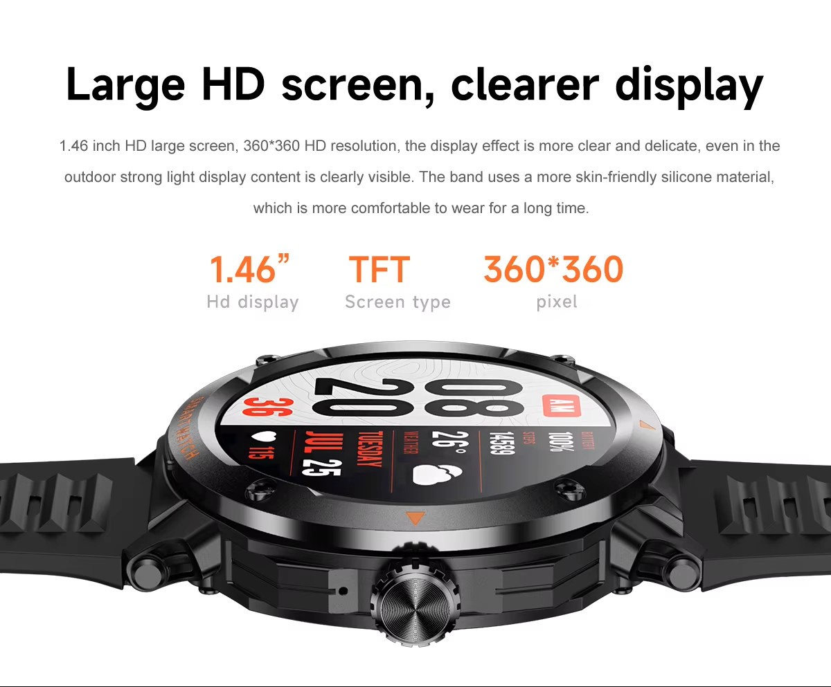 NFC Smart Watch Wireless Earph - Earbuds Charging Case avis et prix