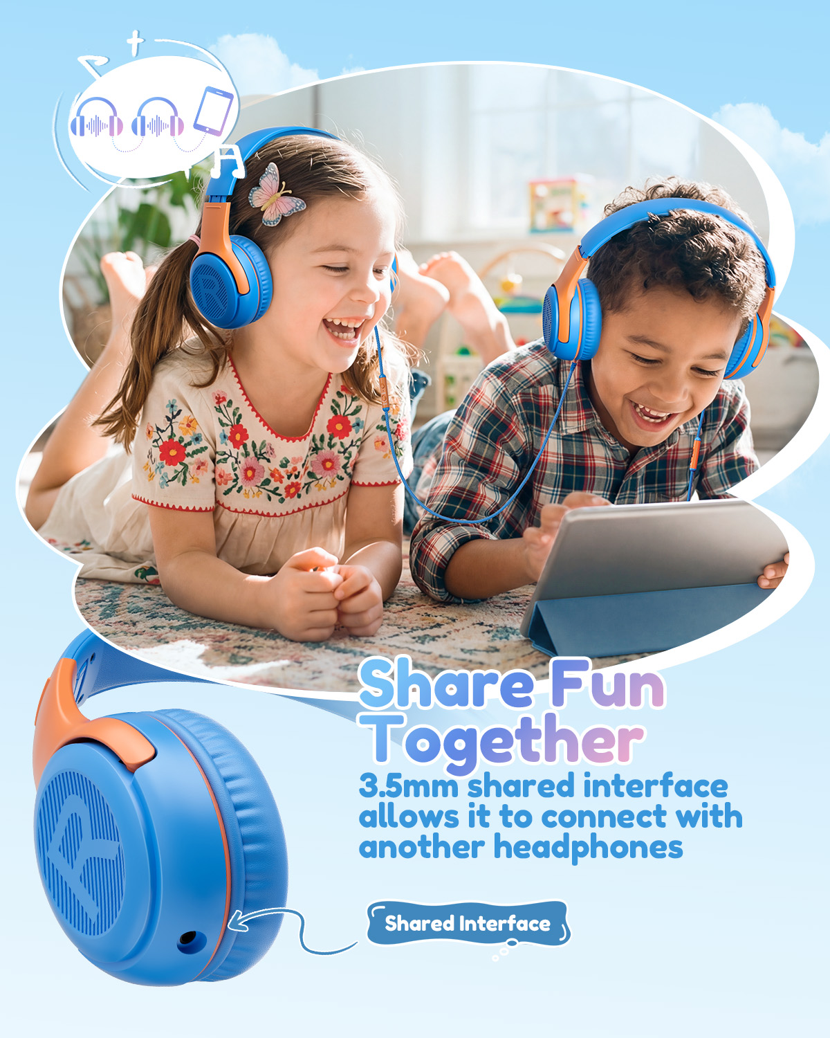 1/2/3Pcs AWATRUE AT2 Kids Head - Bluetooth Headset On Ear avis et prix