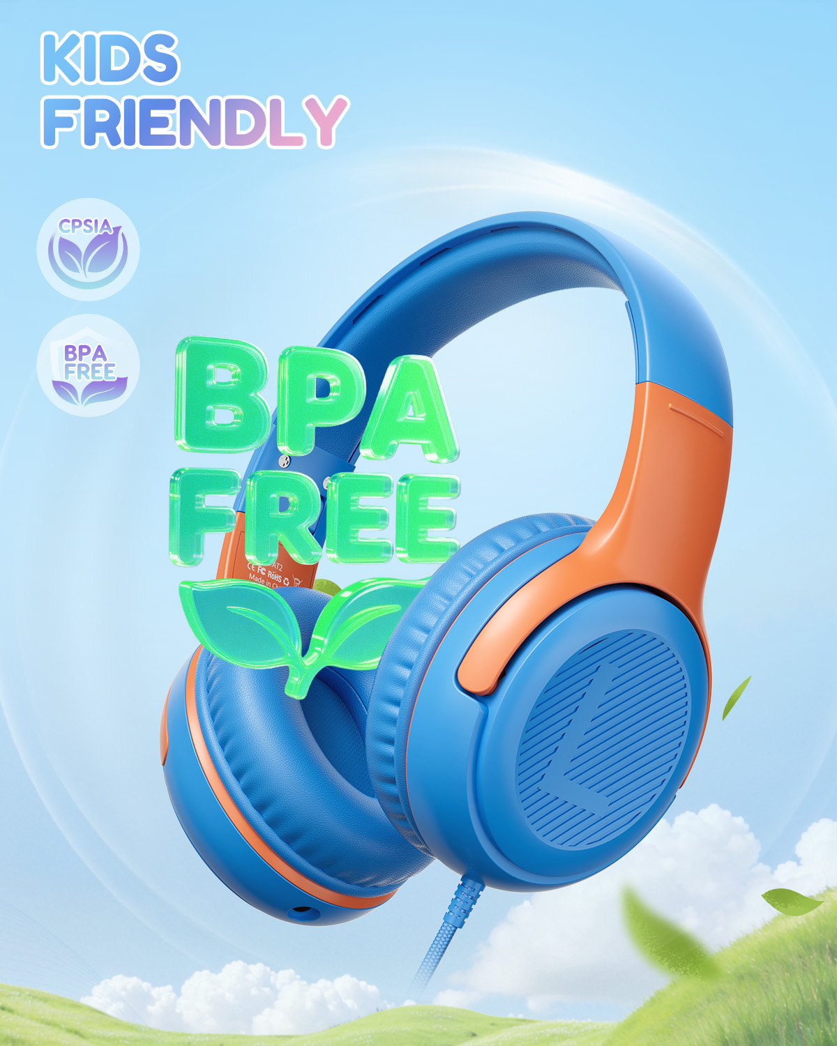 1/2/3Pcs AWATRUE AT2 Kids Head - Bluetooth Headset On Ear avis et prix