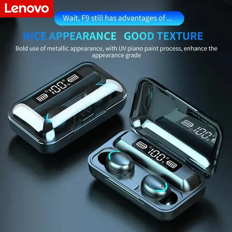 Lenovo F9 Bluetooth Wireless H - Earbuds Charging Case avis et prix