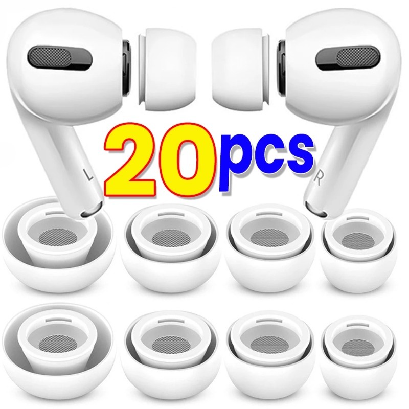 20-2PCS Silicone Earphones Tip - Silicone Ear Tip Replacement avis et prix