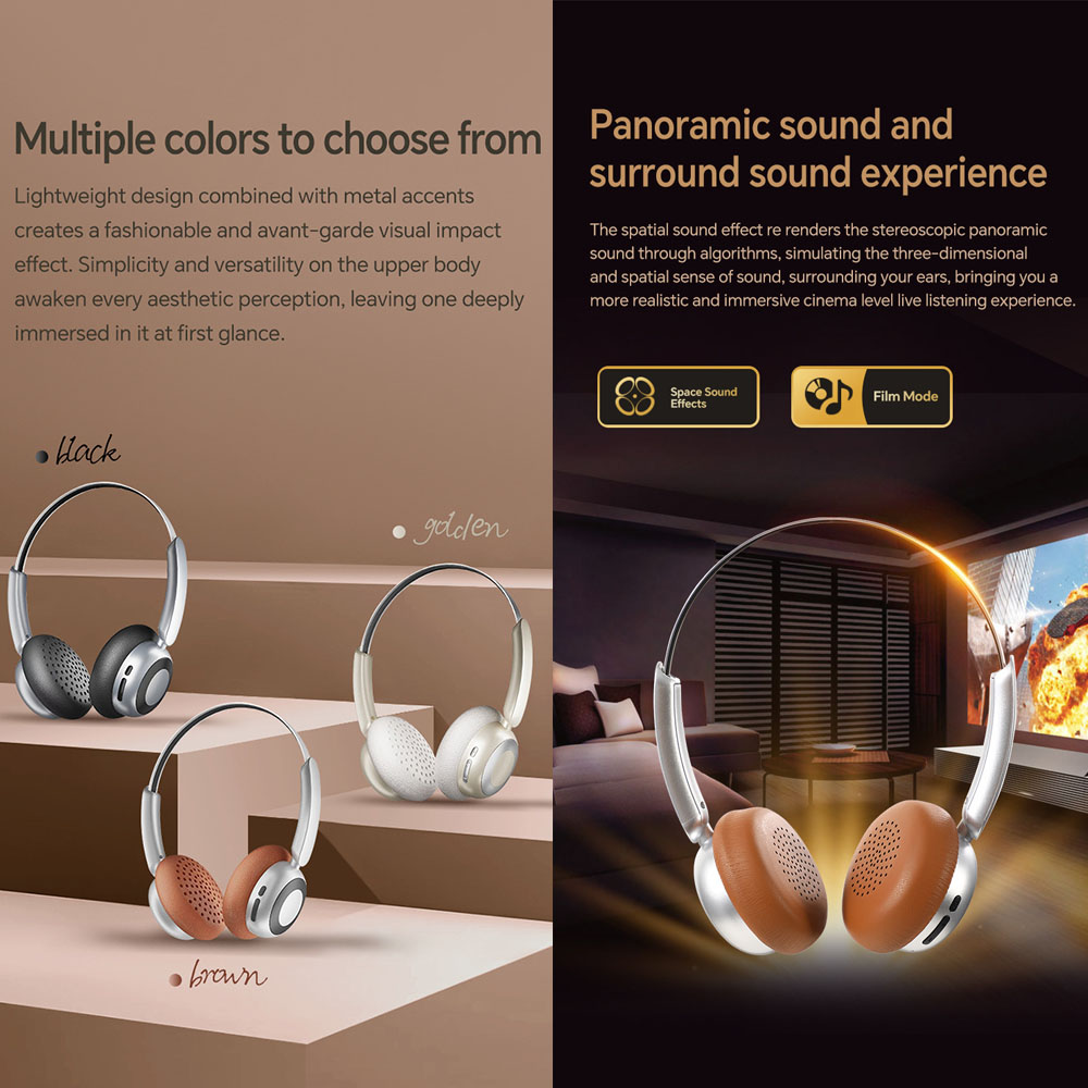 Poyatu Retro Wireless Headphon - Bluetooth Headset On Ear avis et prix