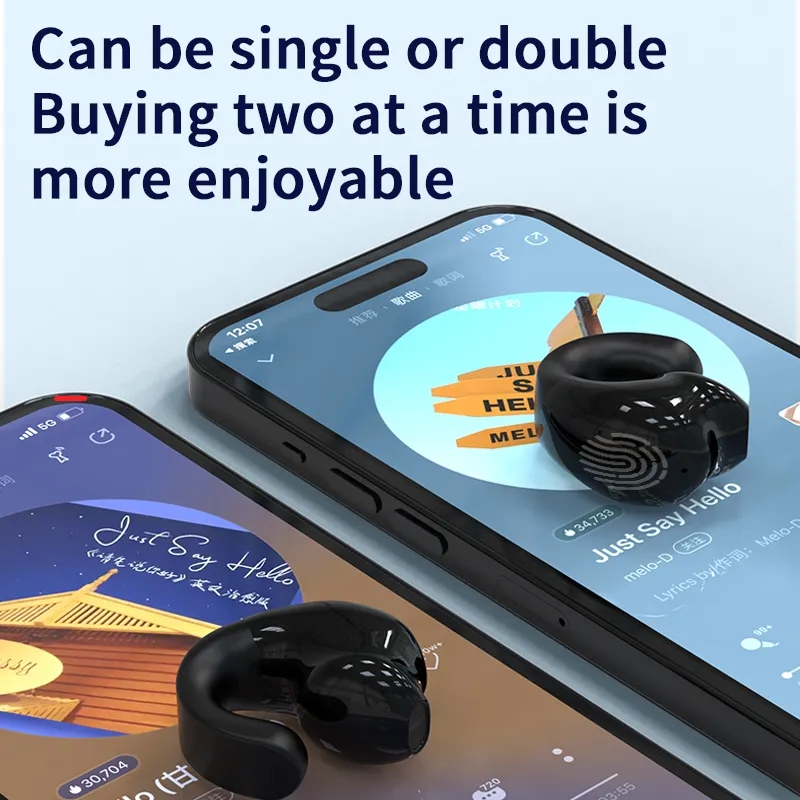 Single in-Ear Clip on Headphon - Bluetooth Headset On Ear avis et prix