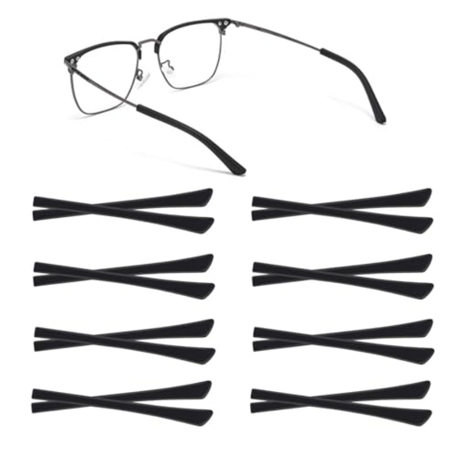 8 Pairs Eyeglass End Tips Ear  - Silicone Ear Tip Replacement avis et prix