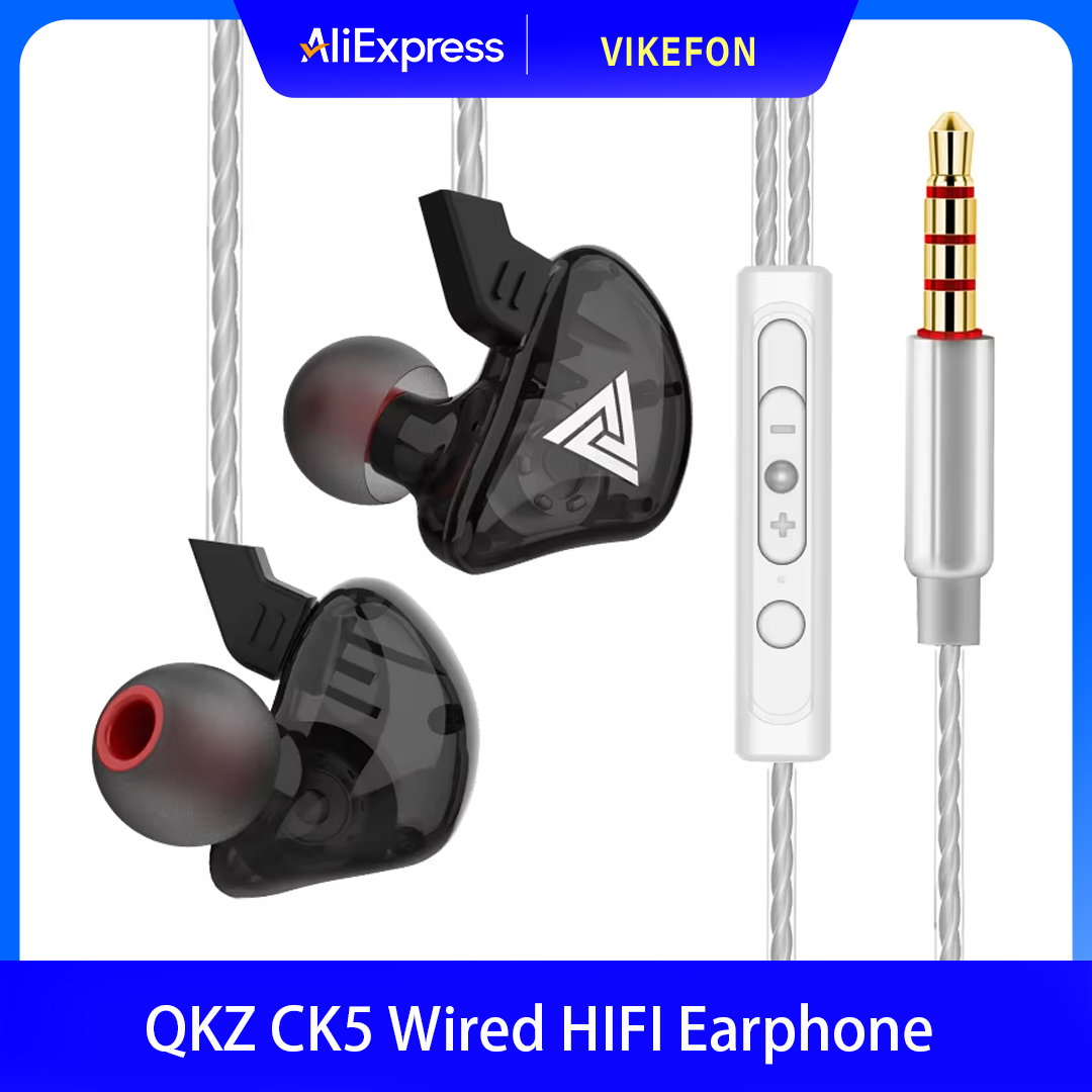 CK5 Dynamic Copper Driver HiFi - Wired Earphone Mic avis et prix