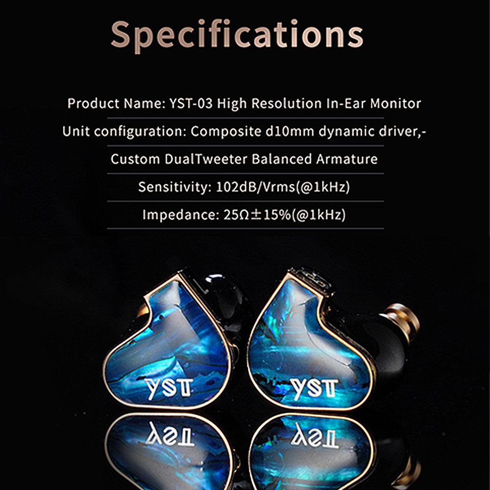 Clearance YST03 JIAO In Ear Ea - In Ear Monitor Iem avis et prix