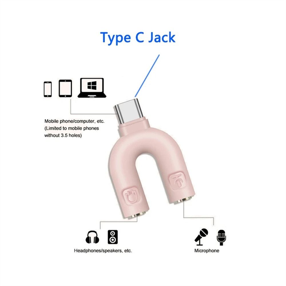 Adapter Microphone  Connector  - Earphone Splitter Jack avis et prix