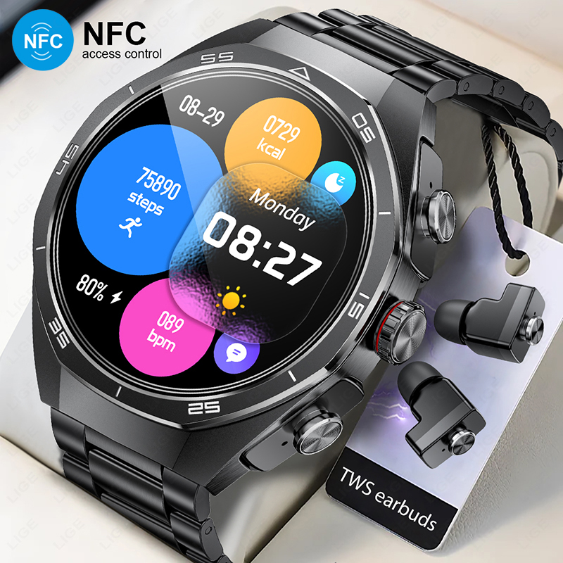 TWS Music Watches Earbuds Smar - Earbuds Charging Case avis et prix