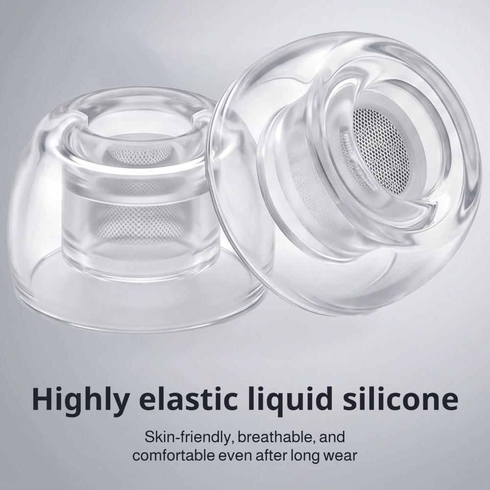 1/2/3Pairs Clear Liquid Silico - Silicone Ear Tip Replacement avis et prix