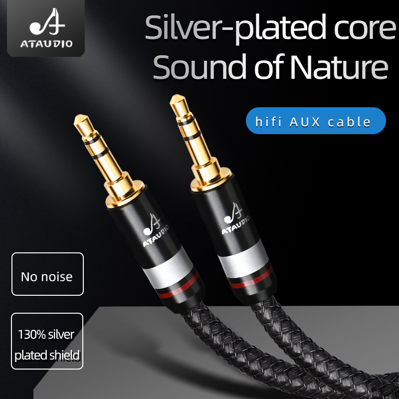 HIFI 3.5 AUX  cable silver-pla - Cable Extension 3.5 avis et prix