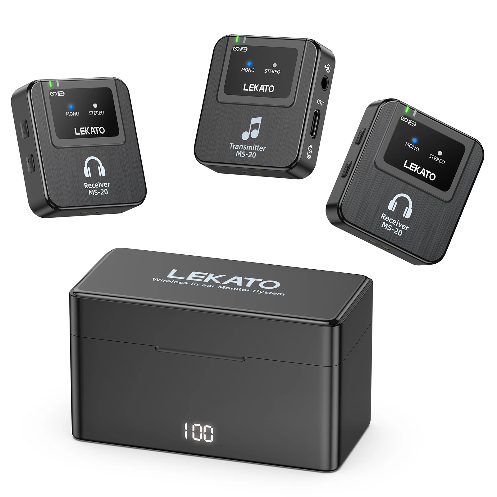 Lekato Wireless In-Ear Monitor - In Ear Monitor Iem avis et prix
