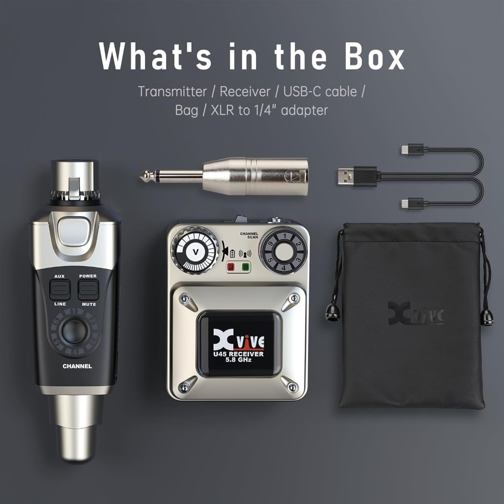 Xvive U45 Wireless in Ear Moni - In Ear Monitor Iem avis et prix