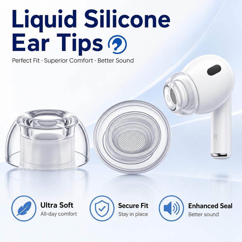 Silicone Ear Tips for AirPods  - Silicone Ear Tip Replacement avis et prix