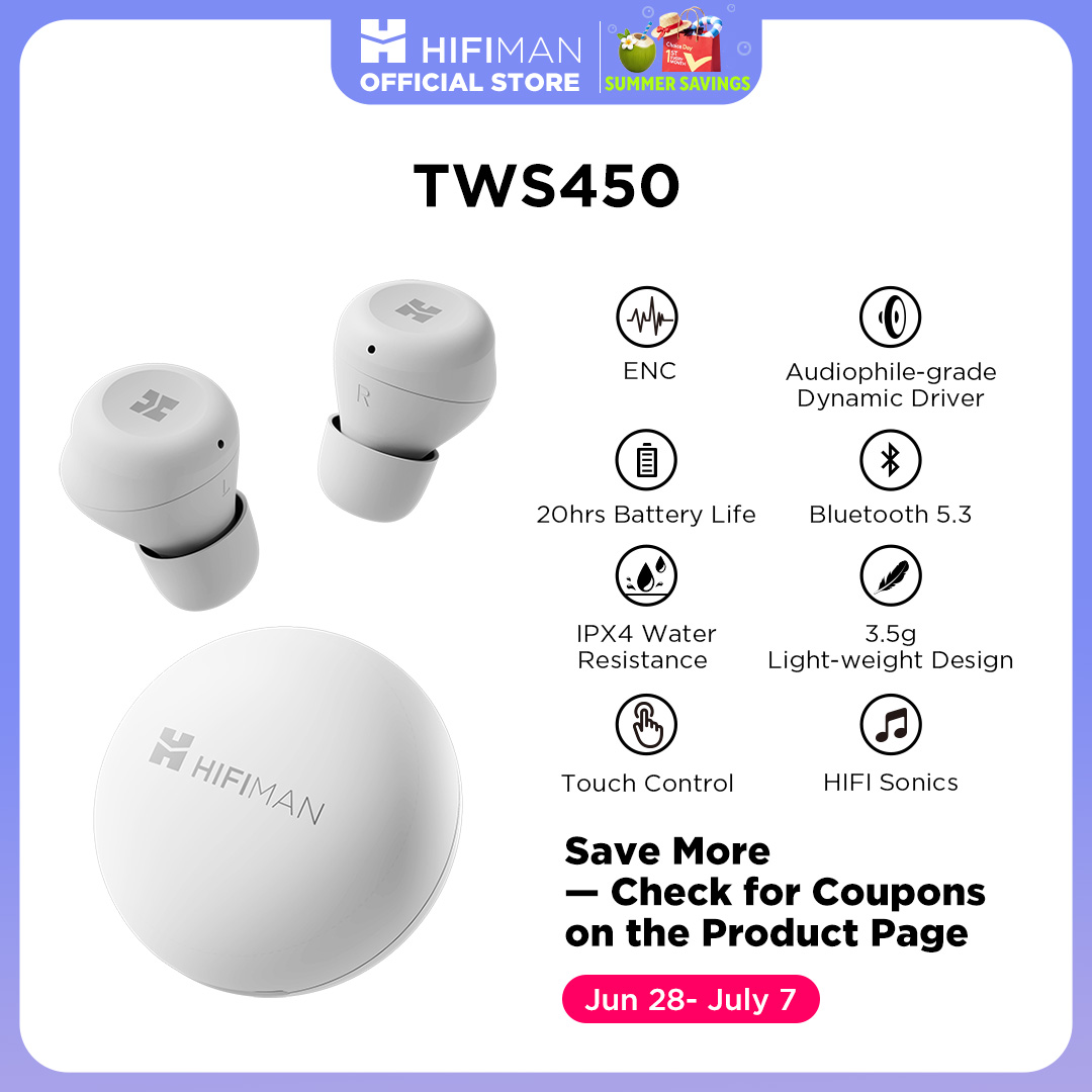 HIFIMAN TWS450 True Wireless S - Audiophile Headphone Wired avis et prix