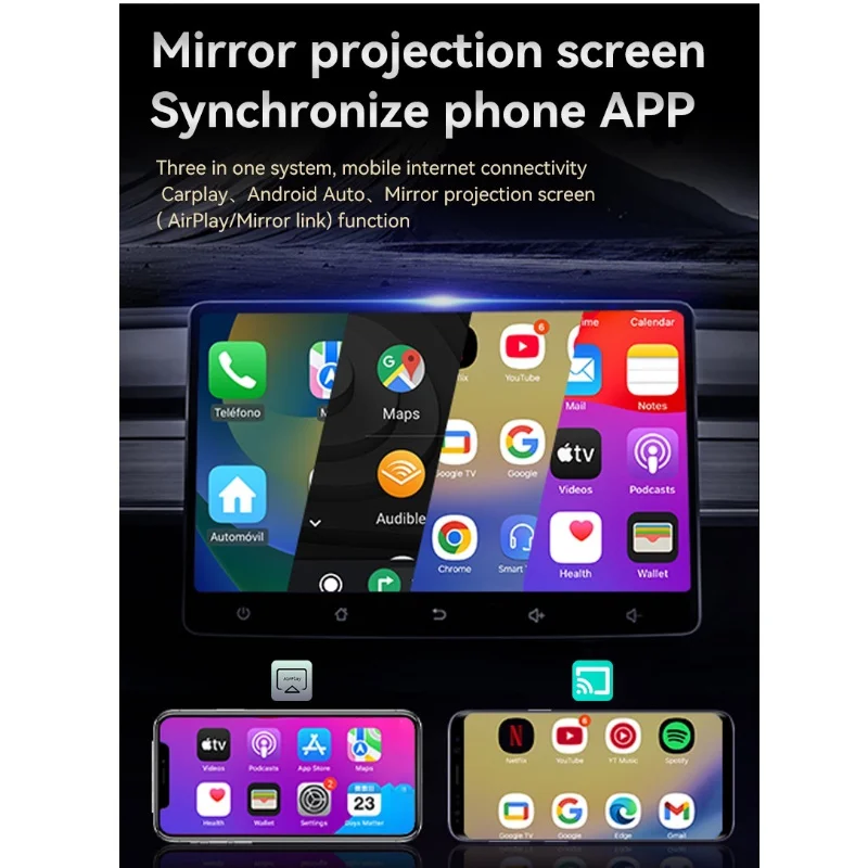 clearance price 3 In 1 Mirror  - Bluetooth Adapter Receiver avis et prix
