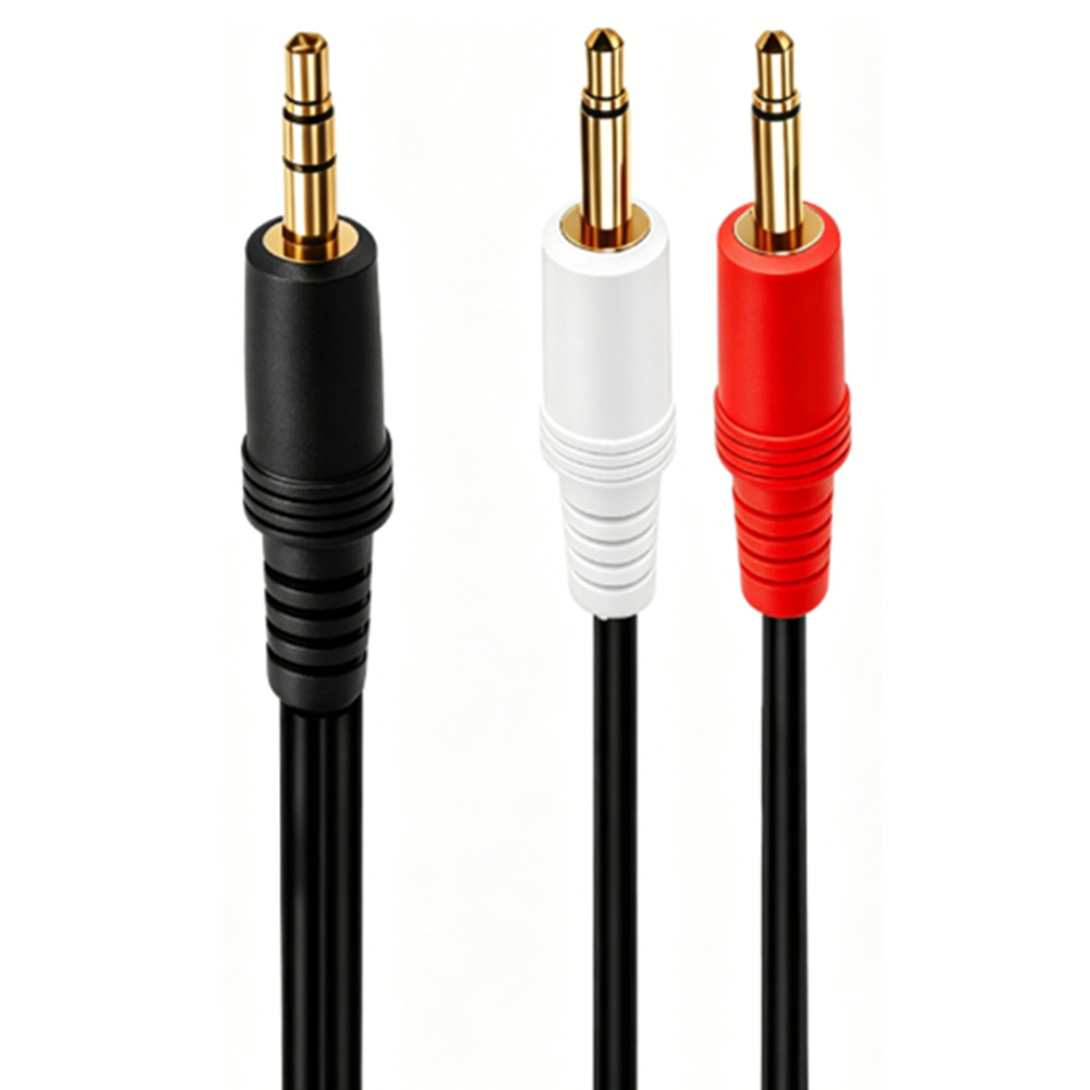 3.5mm TRS Stereo Male To Dual  - Cable Extension 3.5 avis et prix