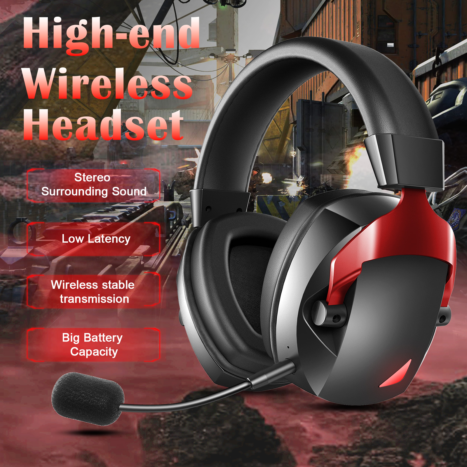 Wireless Gaming Headset with D - Gaming Headset Rgb avis et prix