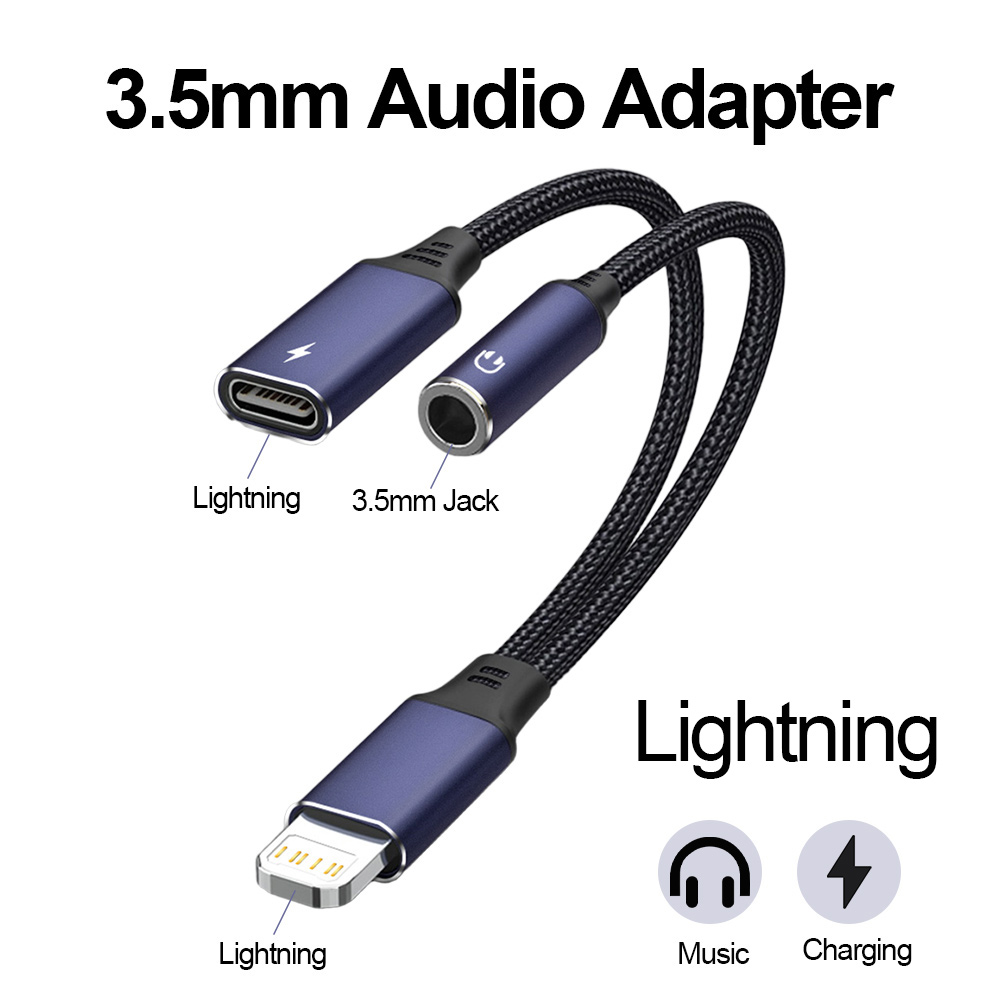 2-in-1 Charging & Audio Adapte - Earphone Splitter Jack avis et prix