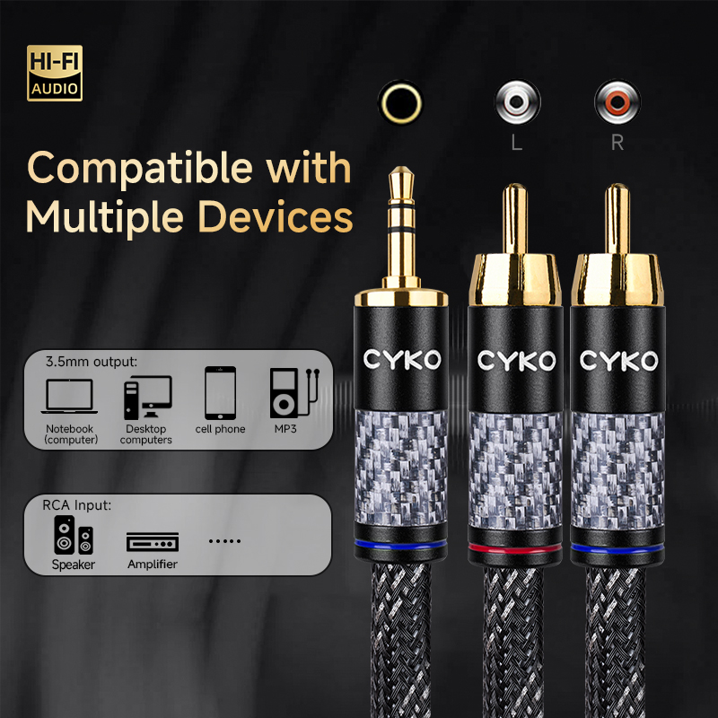 CYKO Hifi 6N OFC Audio Cable 3 - Cable Extension 3.5 avis et prix