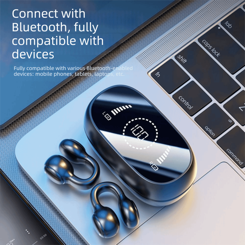 Charging Earphones Bone Conduc - Bluetooth Headset On Ear avis et prix
