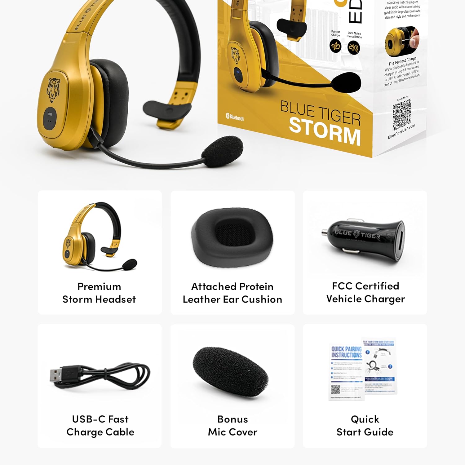 Premium Trucker Bluetooth Head - Noise Cancelling Headphone avis et prix