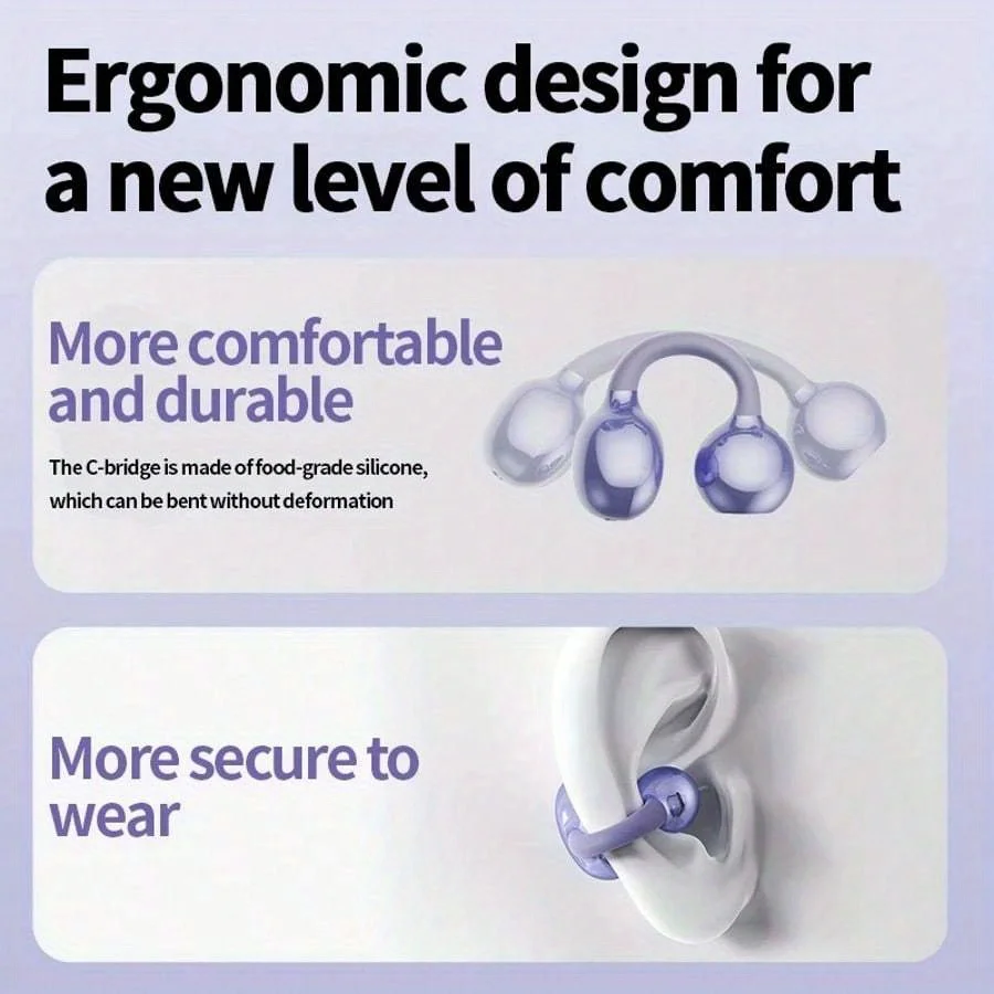 New TWS Bone Conduction Earpho - Bluetooth Headset On Ear avis et prix