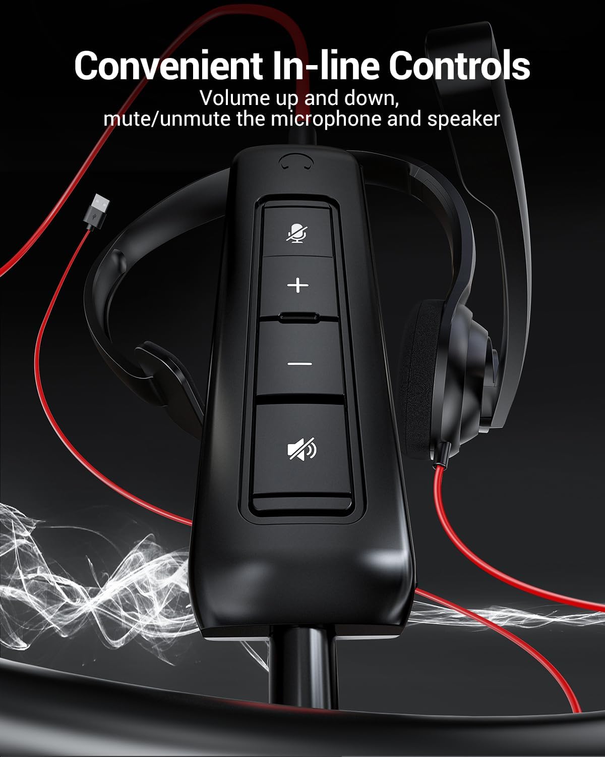NUBWO HW02 USB Headset with Mi - Bluetooth Headset On Ear avis et prix