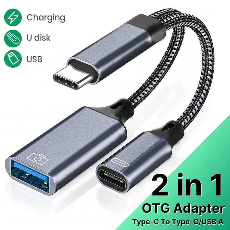 2 In 1 Type C Adapter Type-C T - Earphone Splitter Jack avis et prix