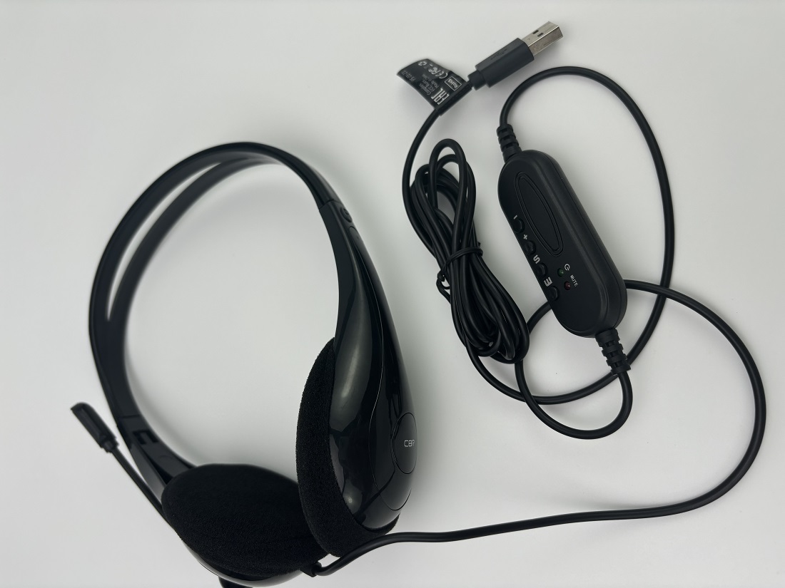 USB Wired Headphones With Micr - Bluetooth Headset On Ear avis et prix