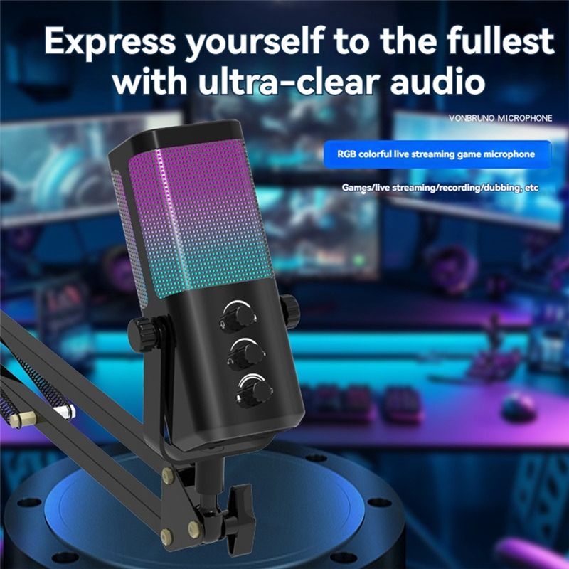 ABZZ-RGB Gaming Microphone USB - Gaming Headset Rgb avis et prix