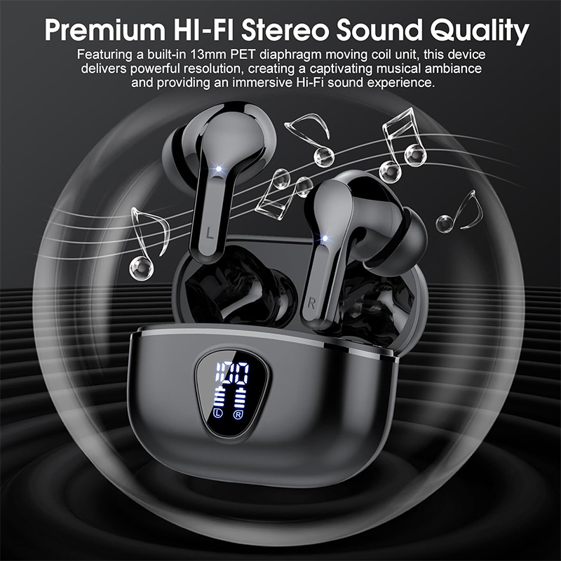 Wireless Earbuds BT5.3 Headpho - Noise Cancelling Headphone avis et prix