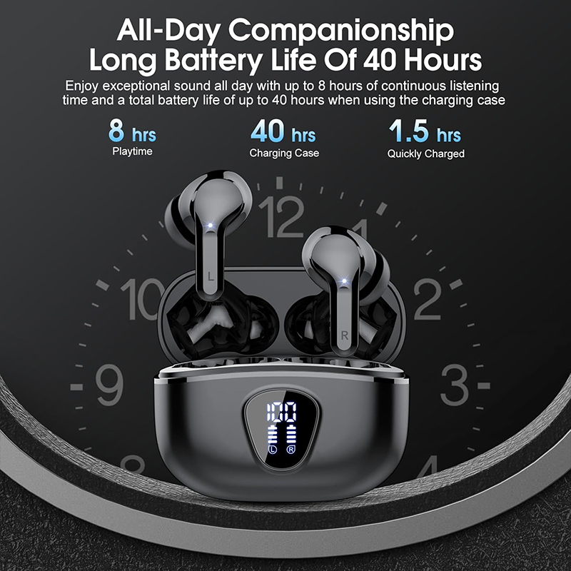 Wireless Earbuds BT5.3 Headpho - Noise Cancelling Headphone avis et prix
