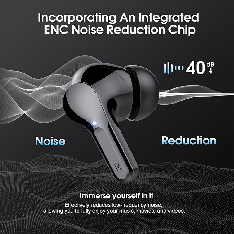 Wireless Earbuds BT5.3 Headpho - Noise Cancelling Headphone avis et prix